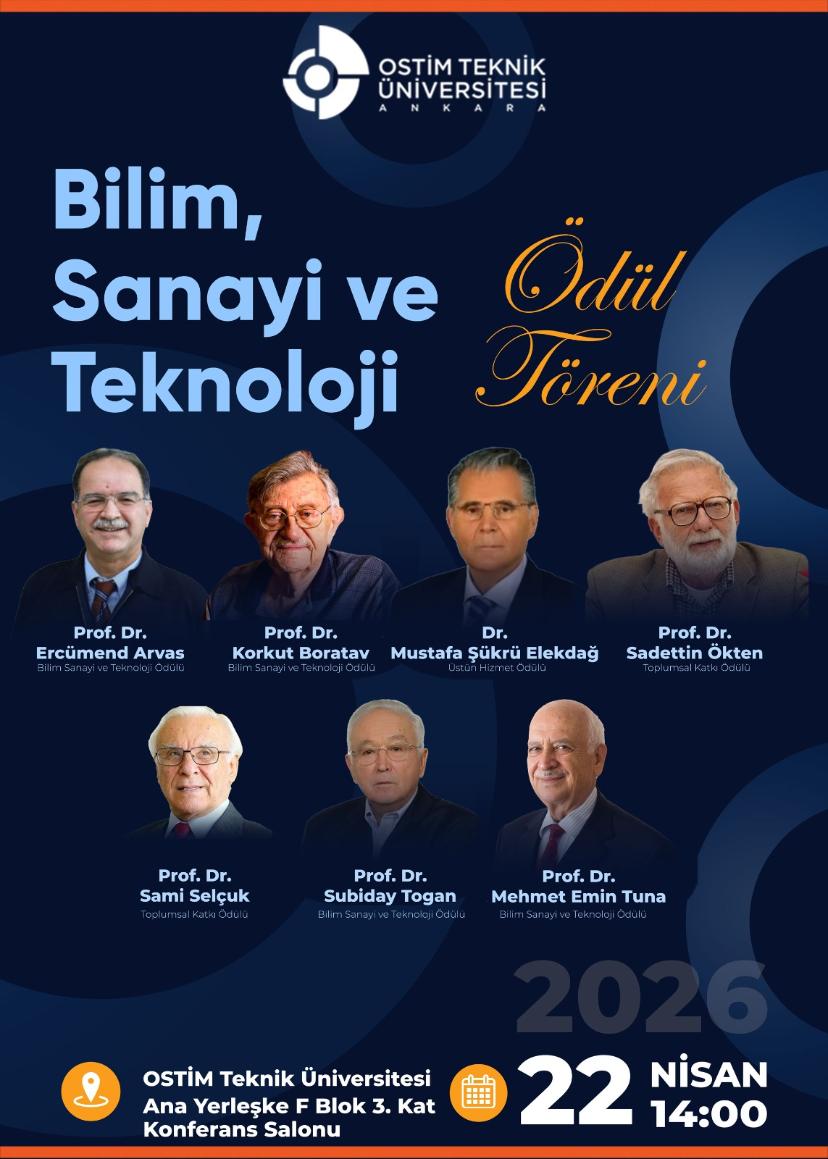 Bilim Sanayi ve Teknoloji Ödül Töreni